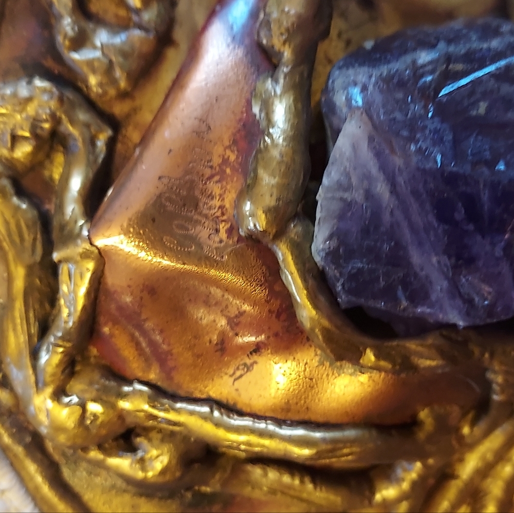 Vintage amethyst purse